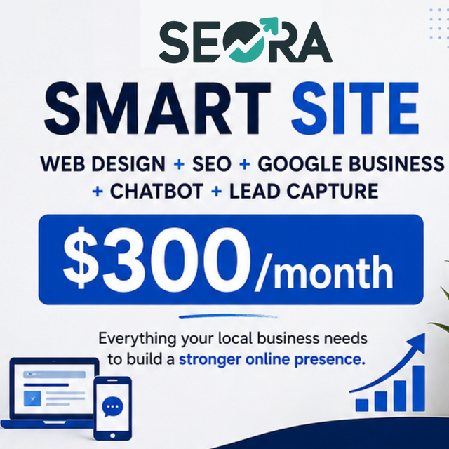 Web Design   SEO   Google Business   Chatbot   Lead Texts — $300