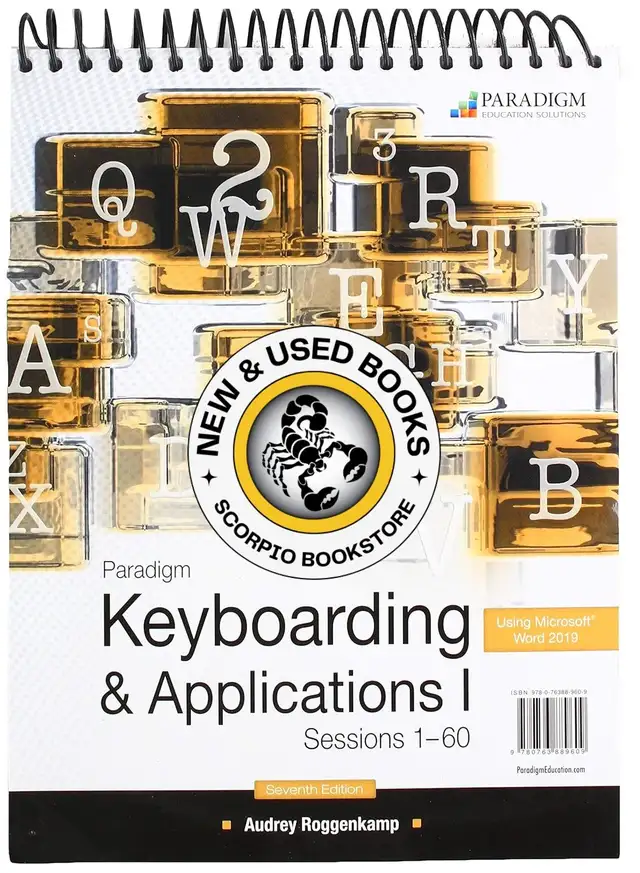 Paradigm Keyboarding I : Sessions 1-60 9780763889609