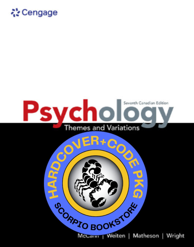 Psychology 7th Edition   MindTap McCann 9781779540188