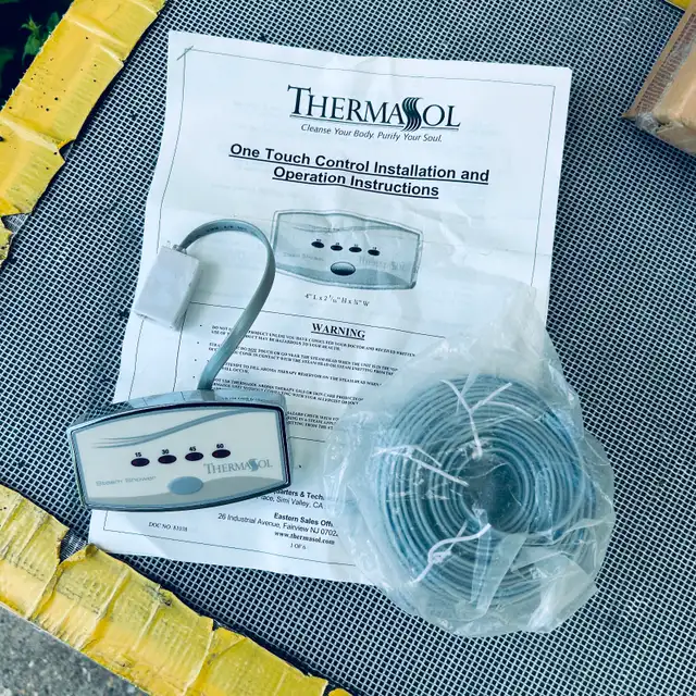 ONE NEW THERMASOL STEAM SHOWER CONTROLAS PICTURED