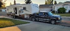 Trailer and Truck- 2001 Gulfstream/ 2003 Chevrolet Silverado