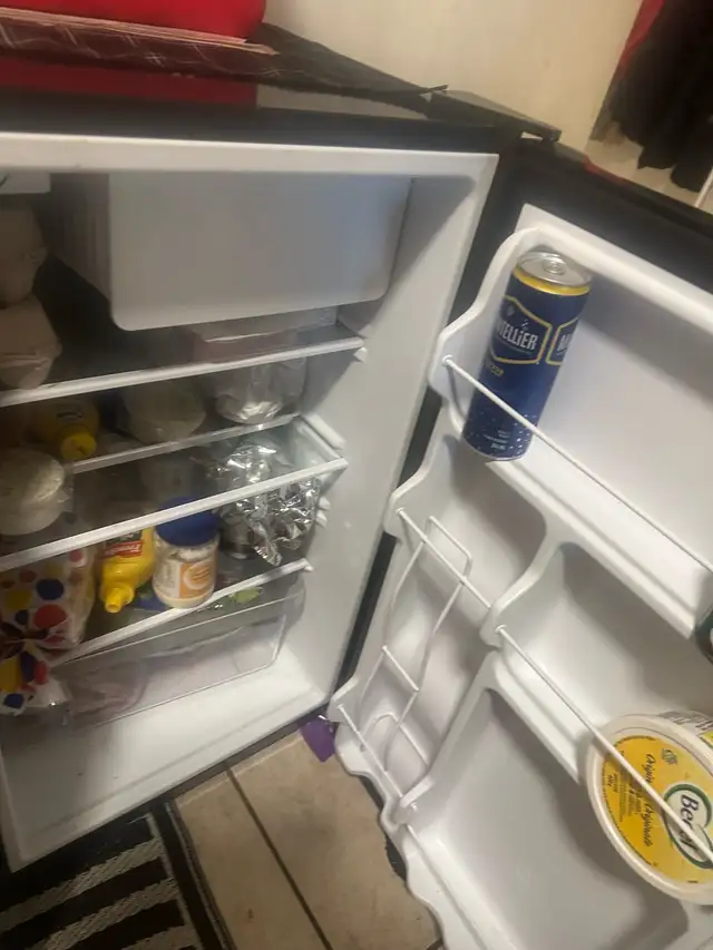 mini fridge  and air conditioner fans everything must sale