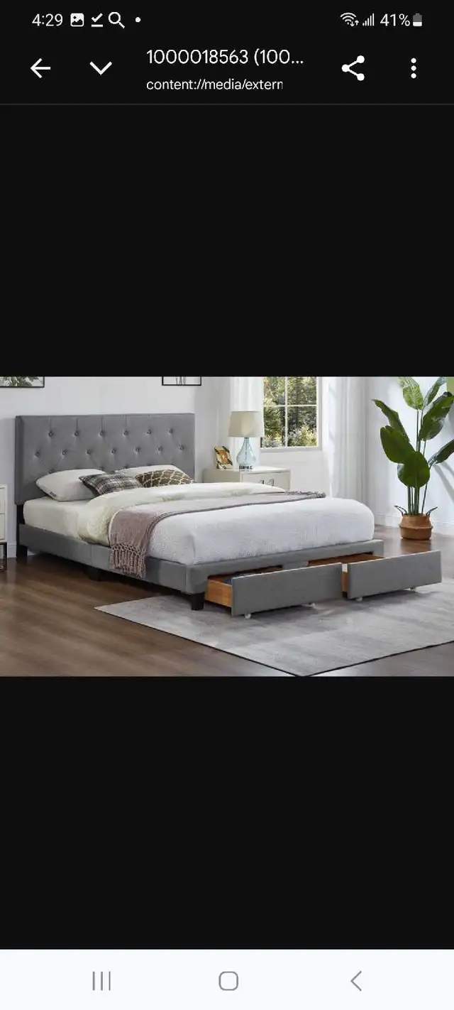 Huge Saving- storage queen bed bed platform bed