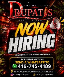 Hiring for food Prep