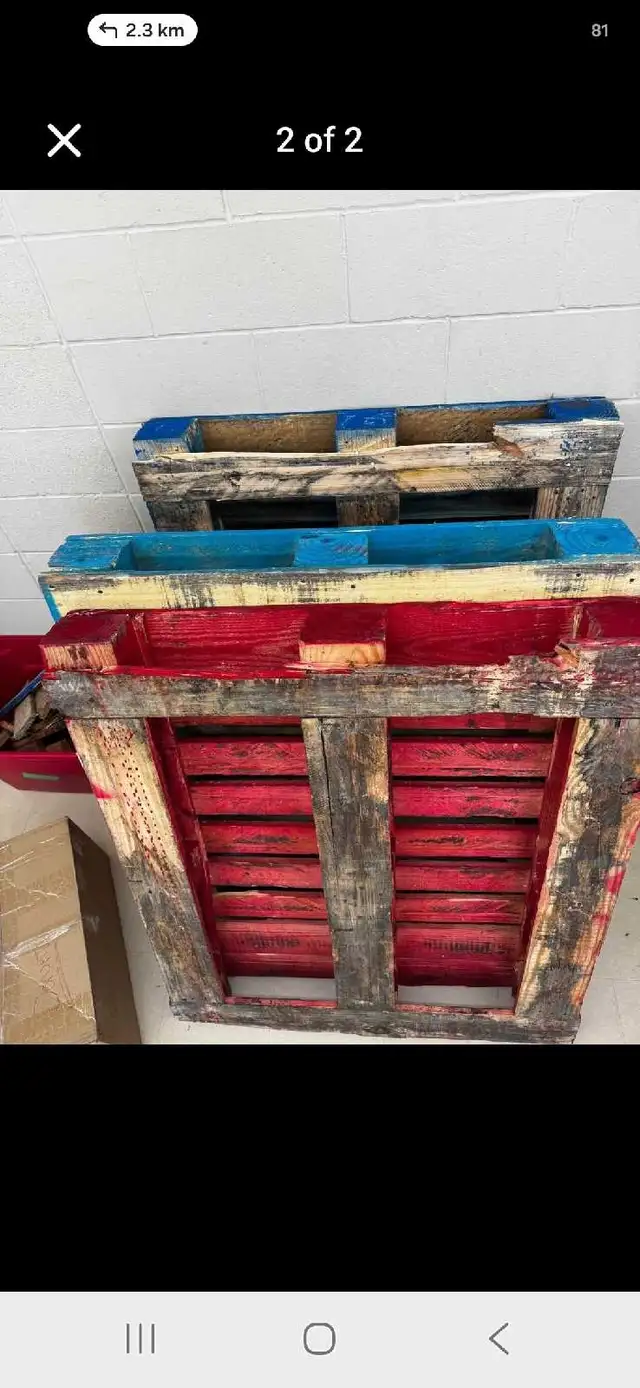 Wooden Shipping Pallets/Scrap metal clean up