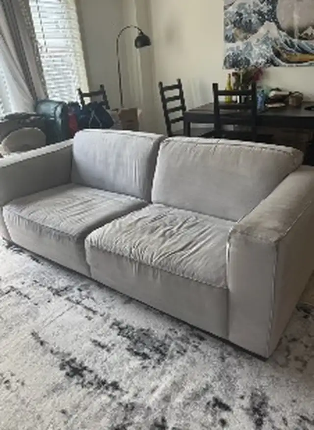 Suede Sofa