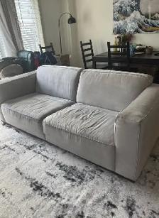 Suede Sofa