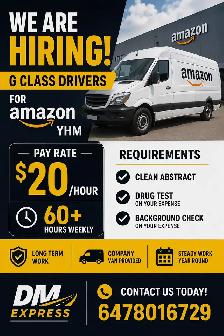 Hiring G Drivers