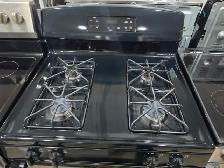 GE 30' Black Freestanding Full GAS Stove Oven Range Can DELIVER - Photo 2