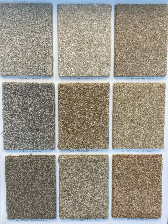 Carpet supply & installed ($3.79 sqft)