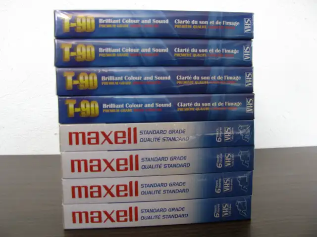 8 New Blank Vhs Tapes! $5