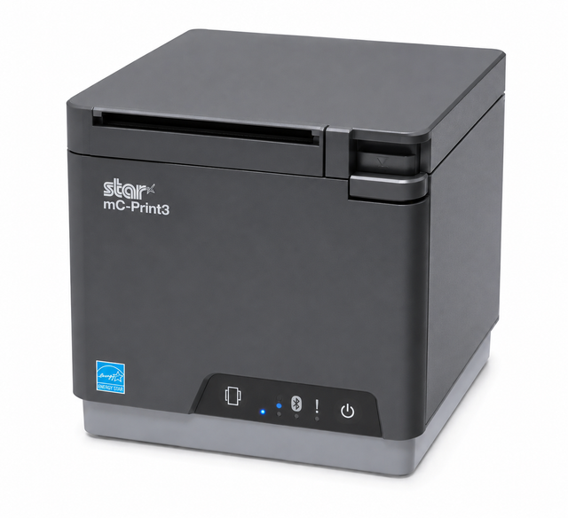New Star Micronics mC-Print3 Grey Ethernet USB Bluetooth Printer