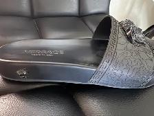 Mens Versace Black Medusa Slides Brand New - Photo 3