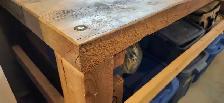 Wood workbench and Bosch Mitre Saw - Photo 2