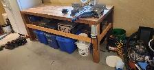 Wood workbench and Bosch Mitre Saw - Photo 3