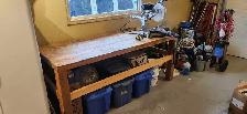 Wood workbench and Bosch Mitre Saw - Photo 5