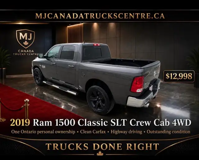 2019 Ram 1500 Classic SLT 4x4 Crew Cab 5'7 Hemi- Trade -In Speci