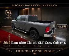 2019 Ram 1500 Classic SLT 4x4 Crew Cab 5'7 Hemi- Trade -In Speci