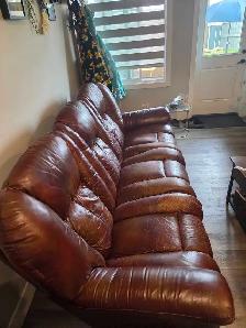 La-Z-Boy 3 seat couch w/recliners FREE - Photo 2