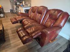 La-Z-Boy 3 seat couch w/recliners FREE - Photo 4