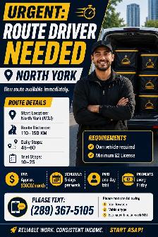 Urgent Driver Needed