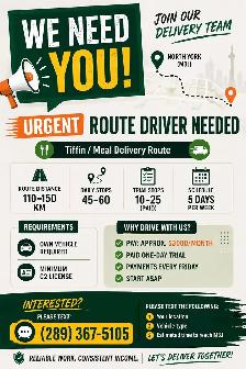 Urgent Driver Needed