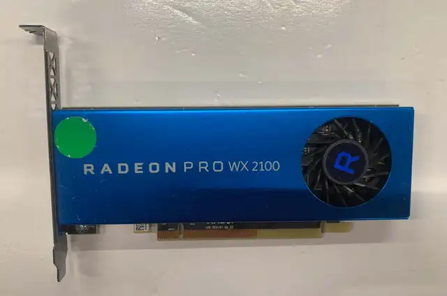 AMD Radeon Pro WX2100 2GB GDDR5 Low Profile Workstation GPU Disp