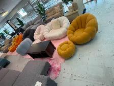 Brand New Pumpkin Couch with Stool or Loveseat $399 to $499