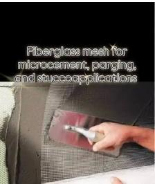 Fiberglass Mesh for Microcement and Stucco