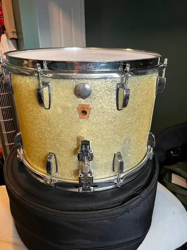 Original 1967 15" x 12" Ludwig Marching Snare Drum For Sale