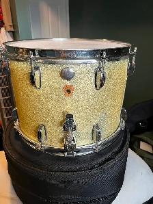 Original 1967 15" x 12" Ludwig Marching Snare Drum For Sale