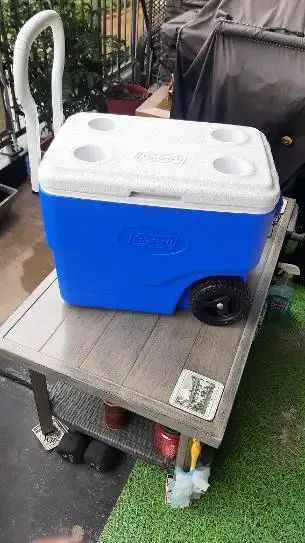 COLEMAN WHEELED COOLER FOR SALE