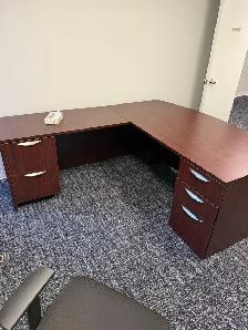 Bow Front L-Shape Office Desk - Call Us Now!
