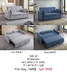 100% NEUF!! Futon/sofa/canapé/lit en liquidation - Photo 8