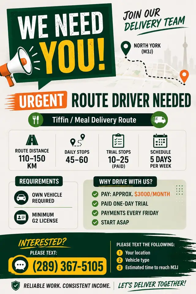 Driver Needed