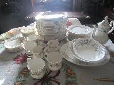 Royal Albert BRIGADOON fine bone china set for 8