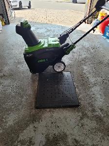 Battery 80Volts Snow Blower - Photo 4