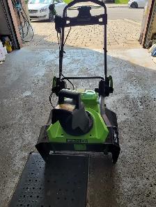 Battery 80Volts Snow Blower - Photo 5