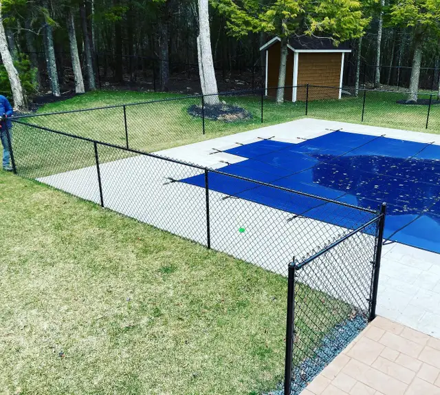 Chain link fence