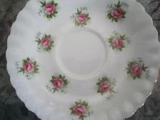 Royal Albert FORGET-ME-NOT ROSE fine bone china set for 6 - Photo 2