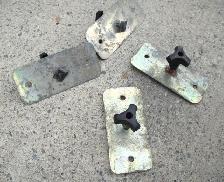 HUMMER H2 3/4 INCH TRACK ROOF TOP BOX / CARRIER BRACKETS - Photo 2