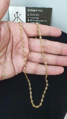 10k yellow gold Gucci Chain # R6 - Photo 5