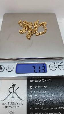 10k yellow gold Gucci Chain # R6 - Photo 6