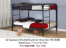 100%NEUF!! Brand New Bunk Bed/DES LIT SUPERPOSE/ LIQUIDATION!! - Photo 4