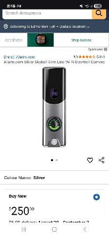 Skybell Slim Line Doorbell Camera Brand New In Box - Photo 2