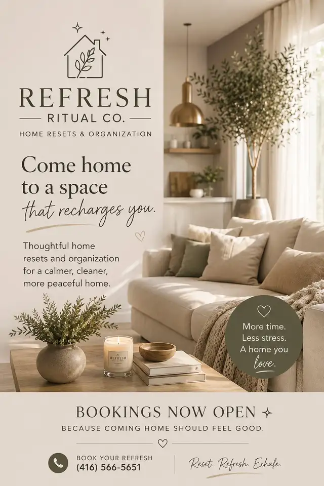 Refresh Ritual Co. | Home Resets & Organization