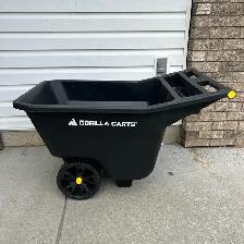 Gorilla Carts 5 cu. ft. Poly Yard Cart