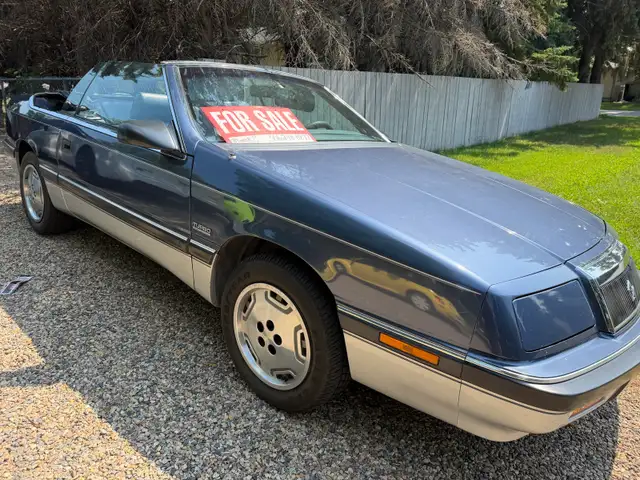 1988 Lebaron convertible with 70,000k!