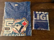 Blue Jays Bud Light shirt and flag
