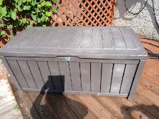 Table and 6 Chairs with Cushions and Outdoor Storage - Photo 4